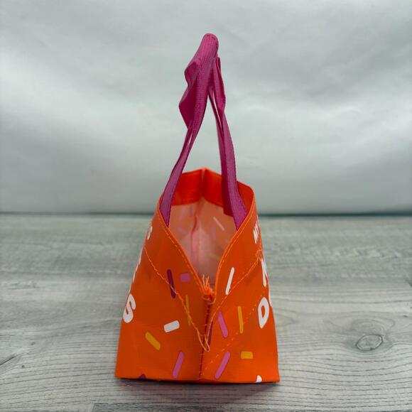 Dunkin Donuts Orange Donuts Mini Tote Bag - My Goal is More Donuts - Picture 7 of 16